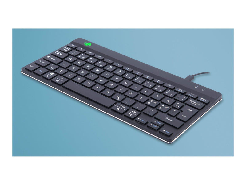 R-Go Tools R-Go Compact Break - Tastatur - Nordic ISO - Schwarz