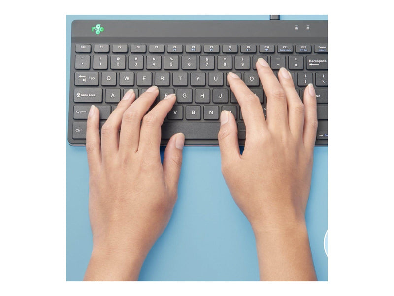 R-Go Tools R-Go Compact Break - Tastatur - Nordic ISO - Schwarz
