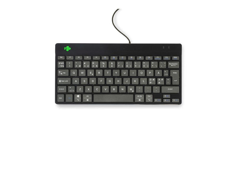 R-Go Tools R-Go Compact Break - Tastatur - Nordic ISO - Schwarz