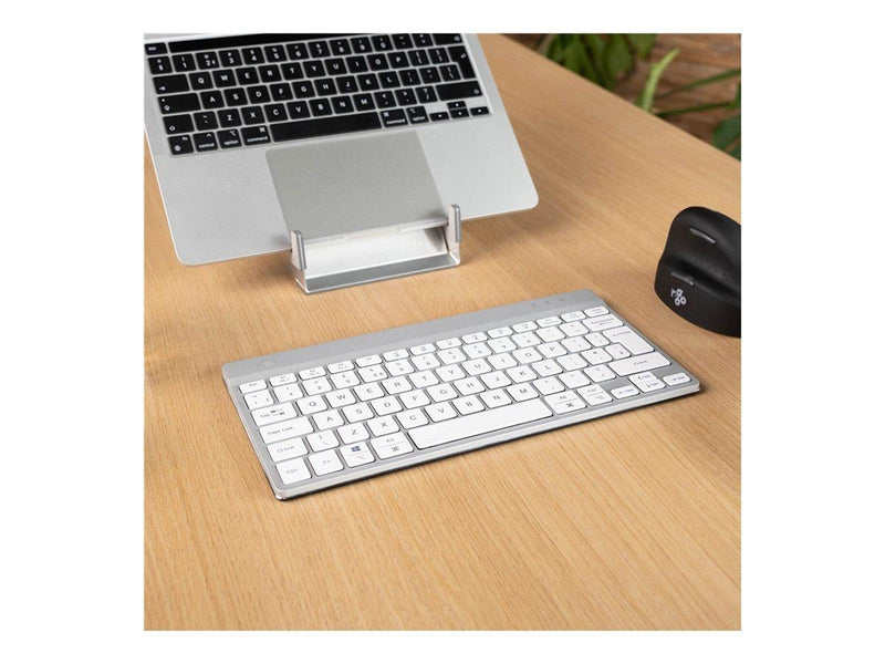 R-Go Tools R-Go Compact Break - keyboard - with integrated break indicator - QWERTY - Nordic - white Input Device - Tastatur - Nordic ISO - Weiss