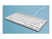 R-Go Tools R-Go Compact Break - keyboard - with integrated break indicator - QWERTY - Nordic - white Input Device - Tastatur - Nordic ISO - Weiss