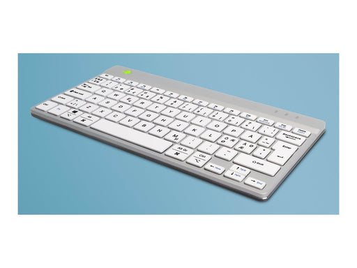 R-Go Tools R-Go Compact Break - keyboard - with integrated break indicator - QWERTY - Nordic - white Input Device - Tastatur - Nordic ISO - Weiss