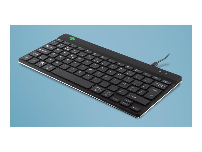 R-Go Tools R-Go Ergonomic Keyboard Compact break - Tastatur - Belgien - Schwarz