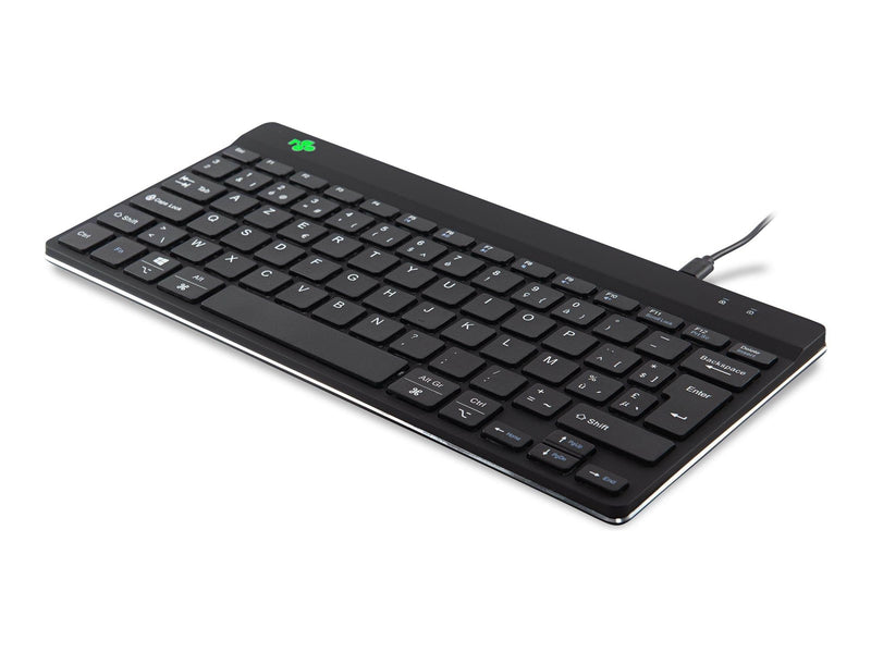 R-Go Tools R-Go Ergonomic Keyboard Compact break - Tastatur - Belgien - Schwarz