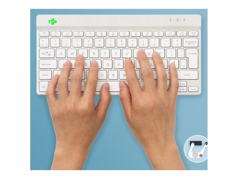 R-Go Tools R-Go Ergonomic Keyboard Compact break - Tastatur - Deutsch - Weiss