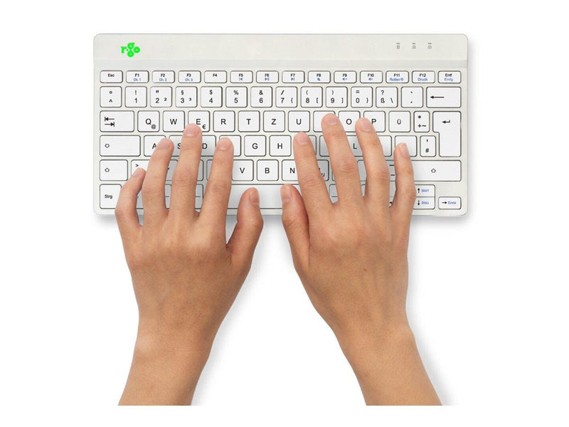 R-Go Tools R-Go Ergonomic Keyboard Compact break - Tastatur - Deutsch - Weiss