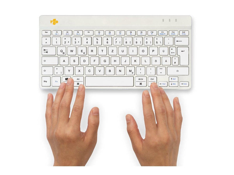 R-Go Tools R-Go Ergonomic Keyboard Compact break - Tastatur - Deutsch - Weiss