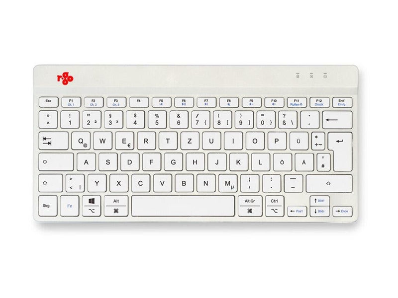 R-Go Tools R-Go Ergonomic Keyboard Compact break - Tastatur - Deutsch - Weiss