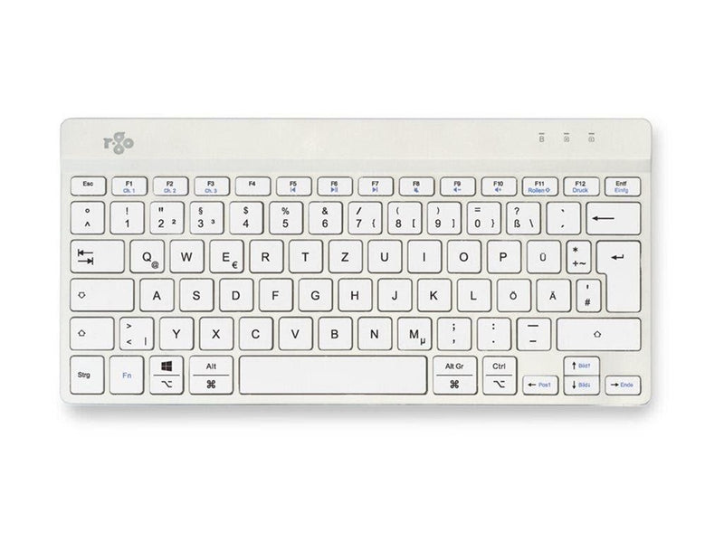 R-Go Tools R-Go Ergonomic Keyboard Compact break - Tastatur - Deutsch - Weiss