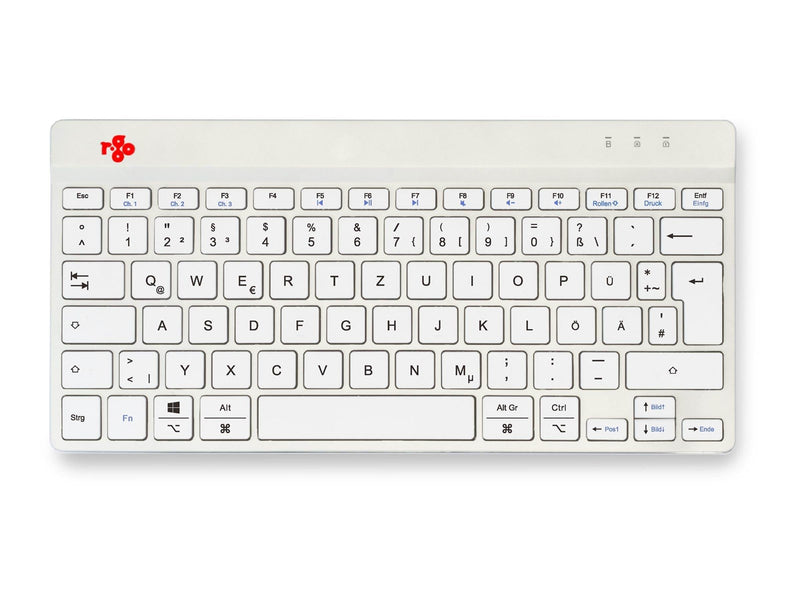 R-Go Tools R-Go Ergonomic Keyboard Compact break - Tastatur - Deutsch - Weiss