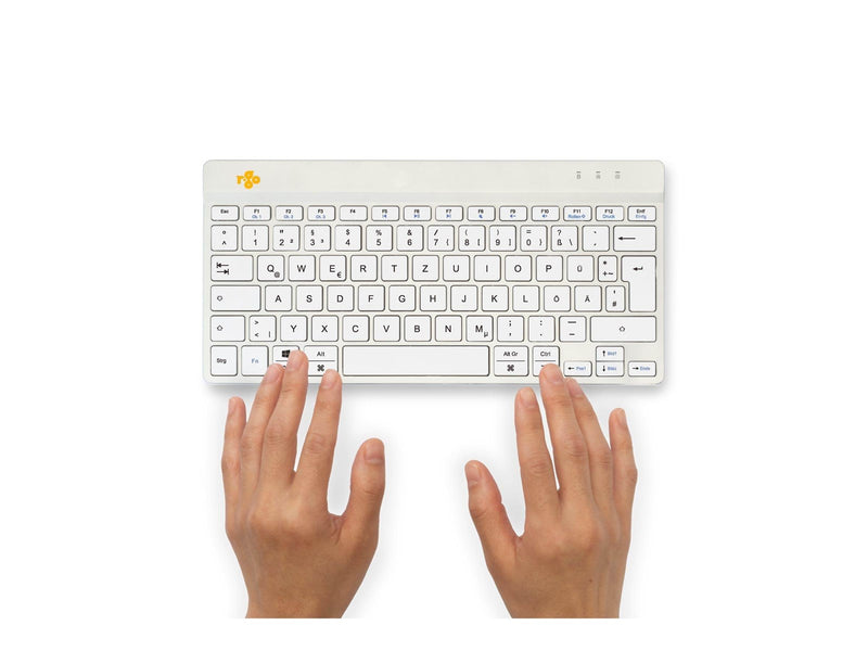 R-Go Tools R-Go Ergonomic Keyboard Compact break - Tastatur - Deutsch - Weiss