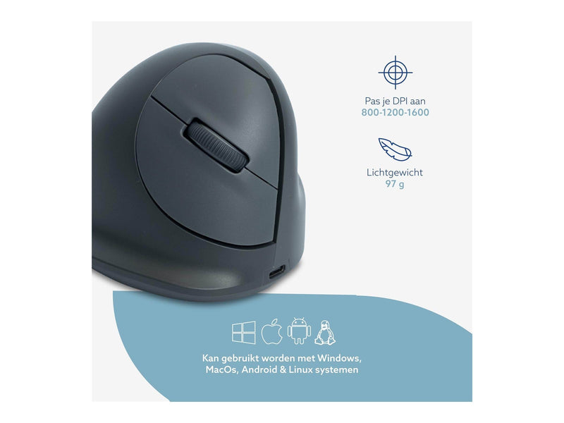R-Go Tools R-Go HE Basic - Vertical mouse (Schwarz)