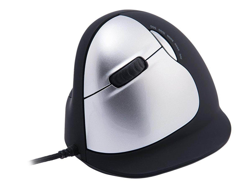 R-Go Tools R-Go HE Mouse Ergonomic Mouse Large Left - Maus (Silber)