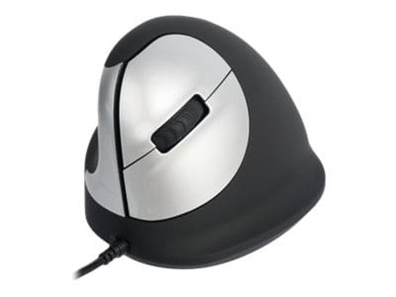 R-Go Tools R-Go HE Mouse Vertical Mouse Medium Left - Ergonomische Maus (Silber)