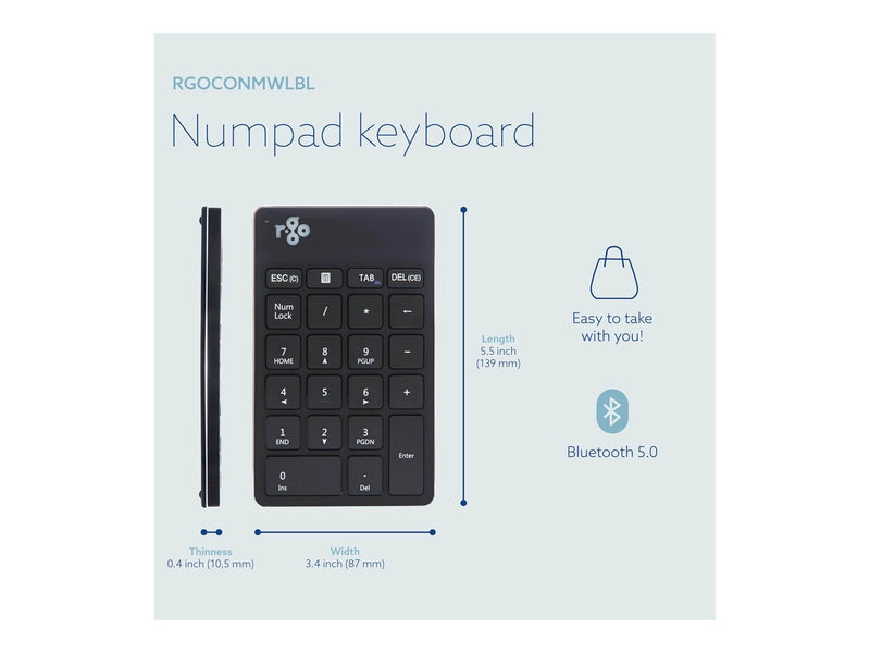 R-Go Tools R-Go Numpad Break - Numpad - Schwarz