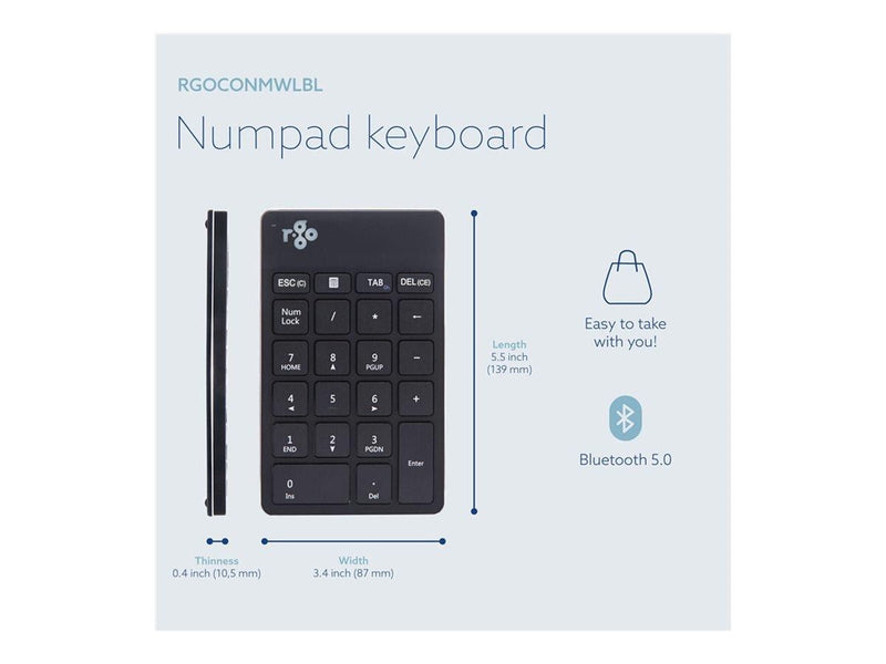 R-Go Tools R-Go Numpad Break - Numpad - Schwarz