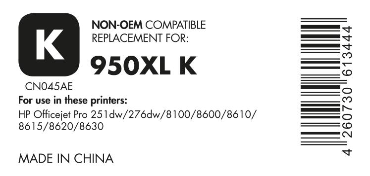 OFFICE-Partner Premium Druckerpatrone recycelt - alternativ zu HP 950XL (CN045AE) - schwarz