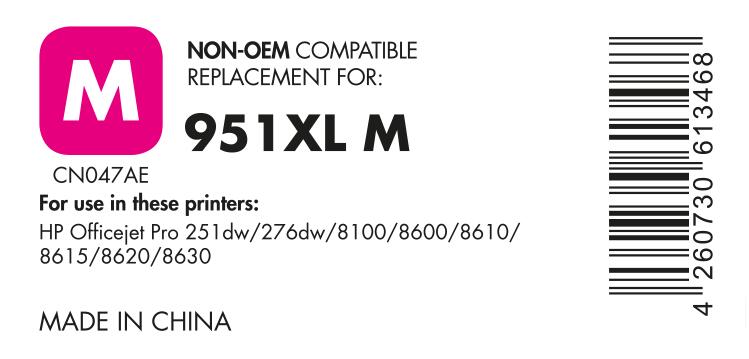 OFFICE-Partner Premium Druckerpatrone recycelt - alternativ zu HP 951XL (CN047AE) - magenta