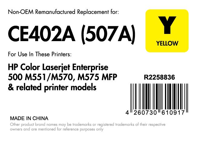 OFFICE-Partner Premium Toner recycelt - alternativ zu HP 507A - 4er Multipack
