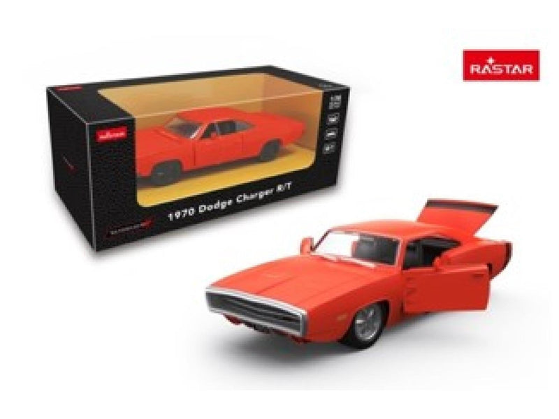 RASTAR Die cast 1:36 1970 Dodge Charger R/T Orange
