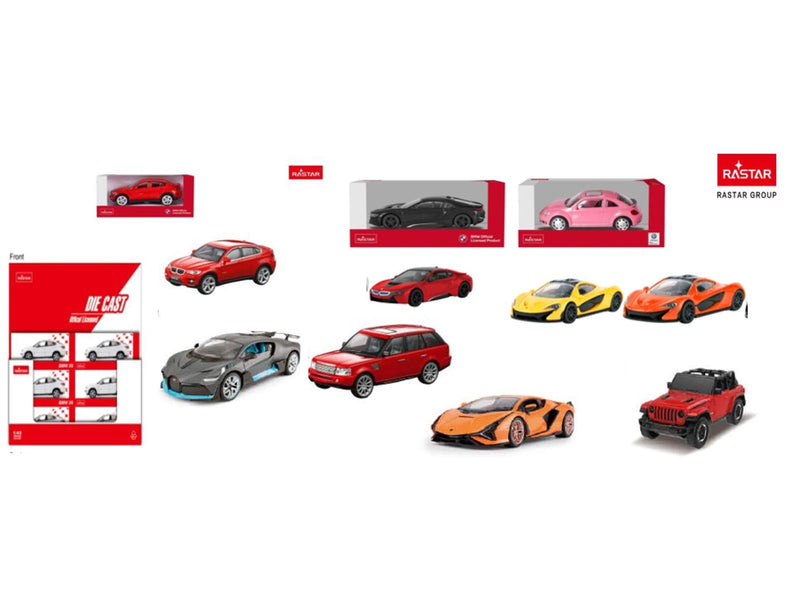 RASTAR Die cast 1:43 assorted