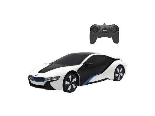RASTAR R/C 1:24 BMW i8 remote controlled car- UV-sensitive (white and yellow)