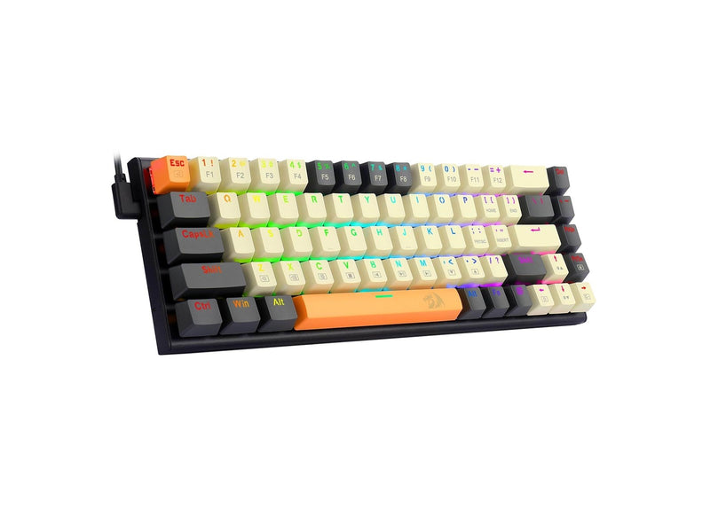 REDRAGON K633CGO-RGB Ryze keyboard - Gaming Tastatur - 65% - Englisch (US) - Schwarz