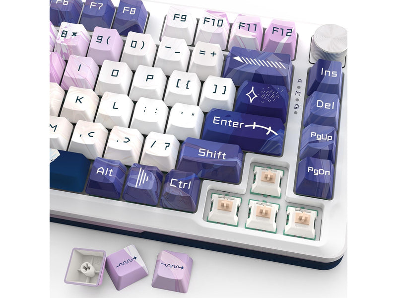 REDRAGON K681ACG-RGB-PRO Cyrus keyboard - Gaming Tastatur - 75% - Englisch (US) - Weiss
