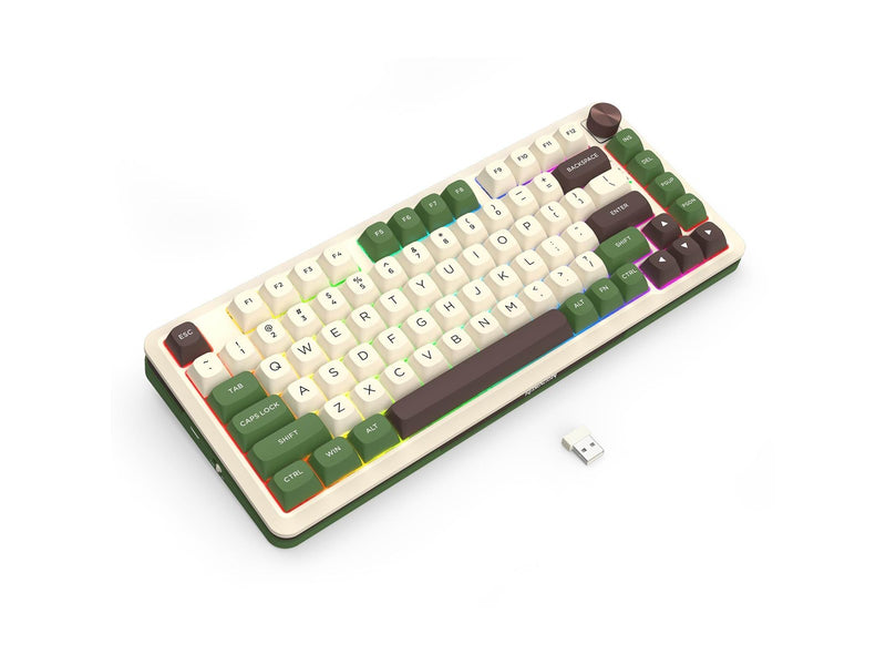 REDRAGON K681CGC-RGB-PRO Cyrus keyboard - Gaming Tastatur - 75% - Englisch (US) - Sahne