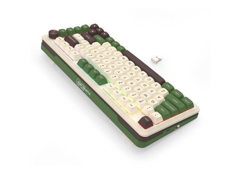 REDRAGON K681CGC-RGB-PRO Cyrus keyboard - Gaming Tastatur - 75% - Englisch (US) - Sahne