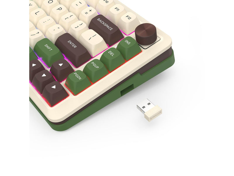 REDRAGON K681CGC-RGB-PRO Cyrus keyboard - Gaming Tastatur - 75% - Englisch (US) - Sahne