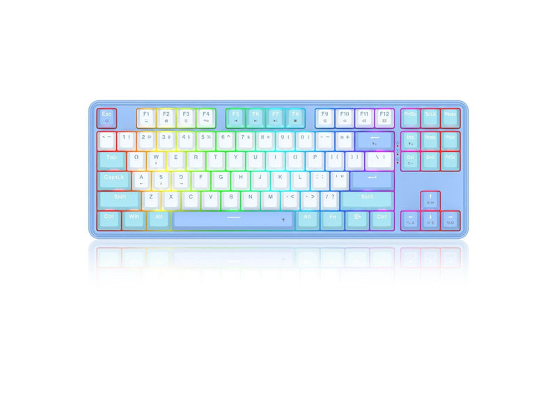 REDRAGON K707WBB-RGB StarBlade keyboard - Gaming Tastatur - 80% - Englisch (US) - Blau