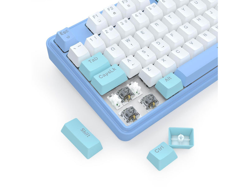 REDRAGON K707WBB-RGB StarBlade keyboard - Gaming Tastatur - 80% - Englisch (US) - Blau