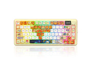 REDRAGON K708GF-RGB-PRO Flekact PRO ART keyboard - Gaming Tastatur - 75% - Englisch (US) - Gelb