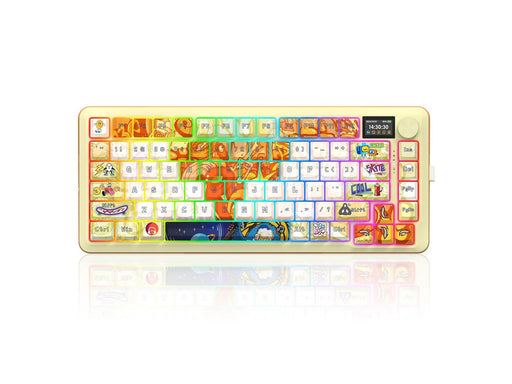 REDRAGON K708GF-RGB-PRO Flekact PRO ART keyboard - Gaming Tastatur - 75% - Englisch (US) - Gelb