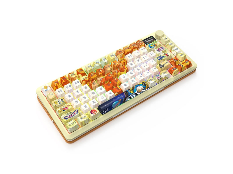 REDRAGON K708GF-RGB-PRO Flekact PRO ART keyboard - Gaming Tastatur - 75% - Englisch (US) - Gelb