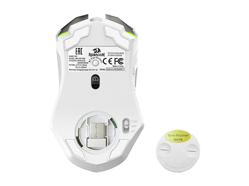REDRAGON M914W-RGB NIX mouse - ()