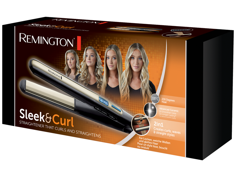 REMINGTON Glätteisen Sleek & Curl Straightener S6500