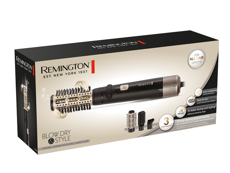 REMINGTON Haartrockner / Föhne Blow Dry & Style Caring Rotating Airstyler - 1000 W