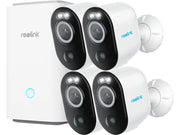REOLINK Argus 3 Pro 2K+ kabellose Outdoor-Sicherheitskamera, 4er-Pack
