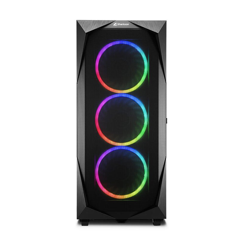 Sharkoon PC Gehäuse REV300 RGB Black ATX schwarz