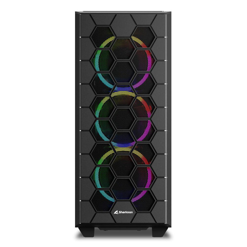 Sharkoon PC Gehäuse RGB HEX ATX schwarz
