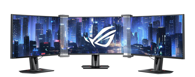 ASUS ROG Bezel-Free Kit ABF01 (geeignet für Monitore bis zu 27 Zoll, optische Mikrostrukturen, einfache Montage)