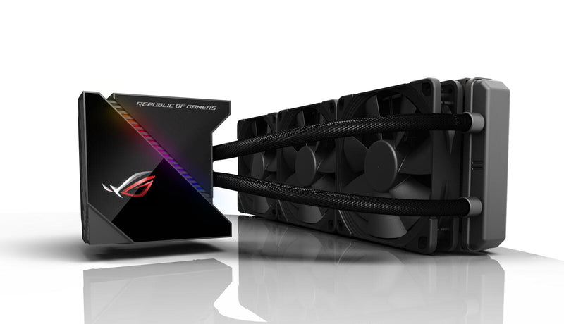 ASUS ROG RYUJIN 360 All-in-One CPU-Wasserkühlung (OLED-Display, Aura Sync RGB, Noctua-Industrial-PPC-PWM-Lüfter)