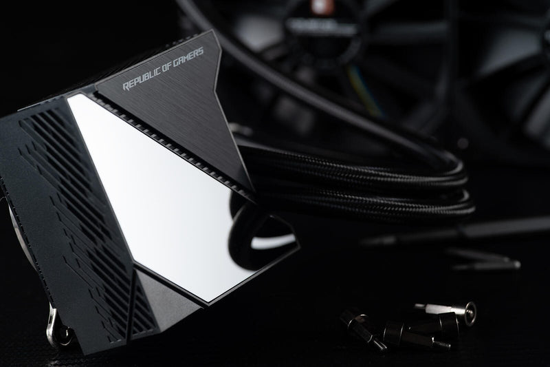 ASUS ROG RYUJIN 360 All-in-One CPU-Wasserkühlung (OLED-Display, Aura Sync RGB, Noctua-Industrial-PPC-PWM-Lüfter)