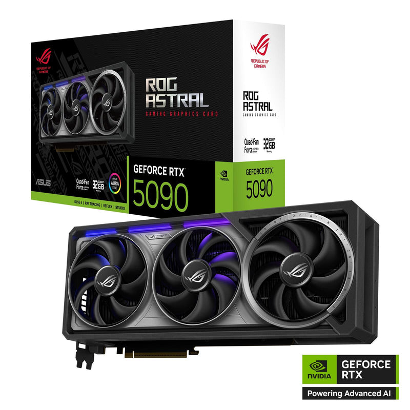 ASUS ROG Astral GeForce RTX 5090 32GB GDDR7 Gaming Grafikkarte