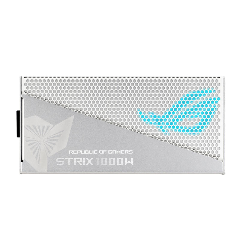 ASUS ROG Strix 1000G Aura White Edition vollmodulares Gaming Netzteil (1000 Watt, Aura Sync ARGB Beleuchtung, ATX 3.0 Ko