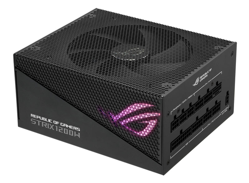 ASUS ROG STRIX 1200W Gold Aura Edition RGB Netzteil (1200 Watt, Aura Sync RGB Belechtung, 80+ Gold Zertifizierung, Axial