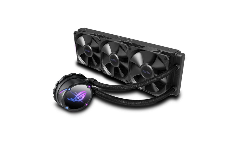 ASUS ROG STRIX LC II 360 All-in-One CPU-Wasserkühlung (Aura Sync, drei adressierbare ROG 120 mm Radiatorlüfter)