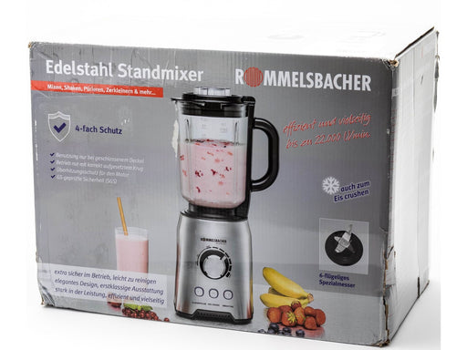 ROMMELSBACHER Mixer MX 1250 - blender - stainless steel - 1200 W